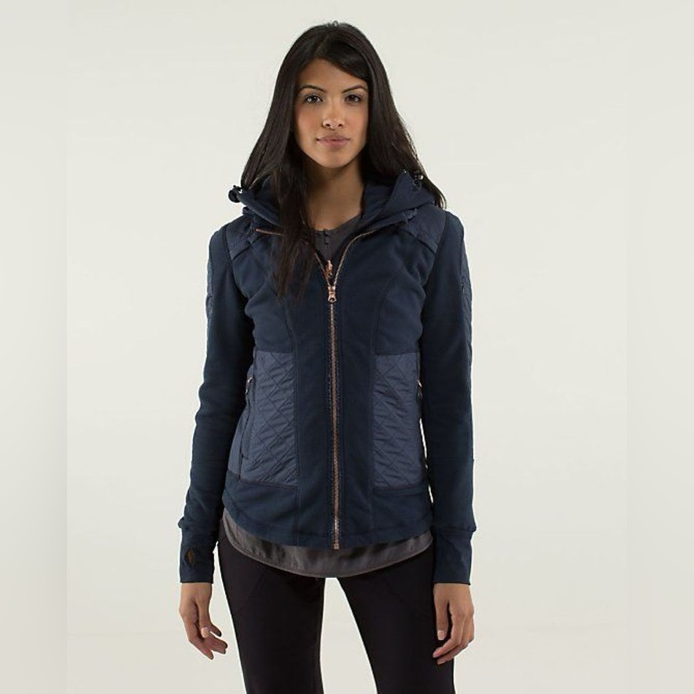 Lululemon Fleecy Keen Jacket in Inkwell 4 A14
